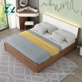 Wooden Bed MDF Drawers Solid Wood Frame Bed